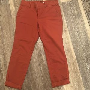NWT Loft rose colored chinos size 6